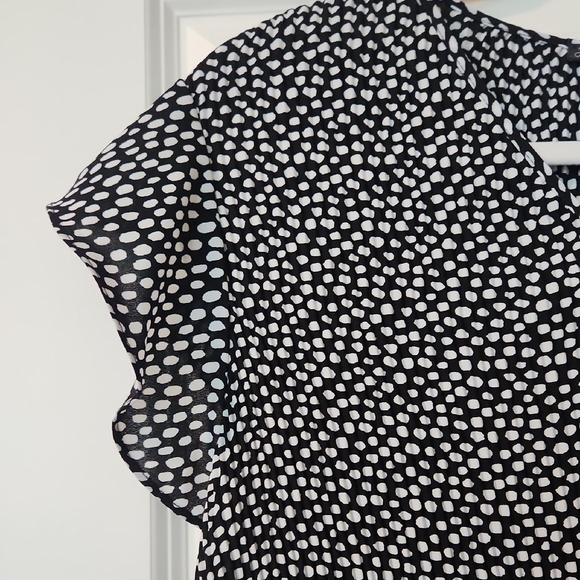 Adrianna Papell Black and White Blouse - Picture 4 of 5